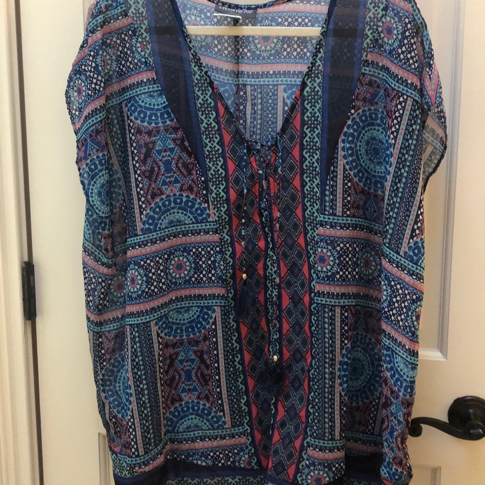 Maternity swim cover-up